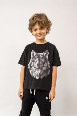 T-SHIRT MASHMNIE CZARNY