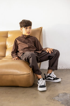 KOSZULA WOLF BRĄZOWA