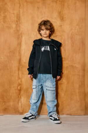 BLUZA ASYMETRYCZNA MASHMNIE CZARNA