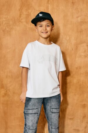 T-SHIRT MASHMNIE BIAŁY