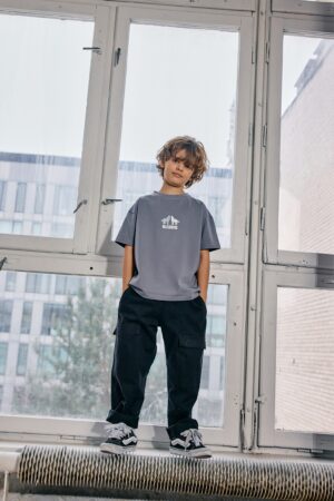 SPODNIE BOJÓWKI MASHMNIE Z TKANINY CZARNE