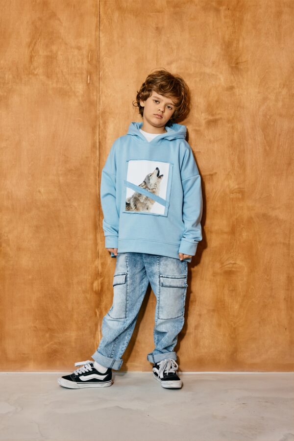 SPODNIE JEANSOWE MASHMNIE NIEBIESKIE