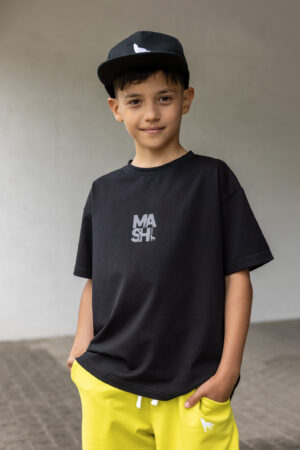 T-SHIRT MASHMNIE CZARNY - DROP 4
