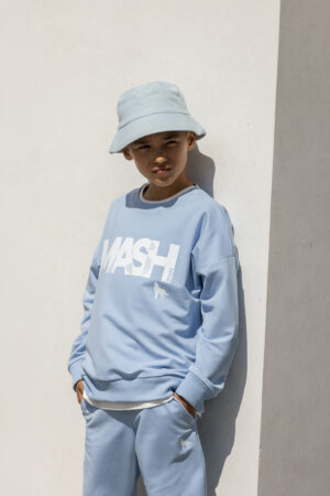 BLUZA MASHMNIE NIEBIESKA - DROP 4