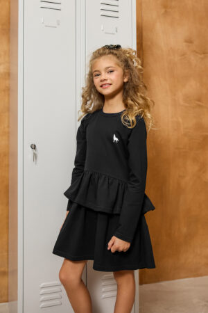 SUKIENKA WOLF CZARNA/BACK TO SCHOOL