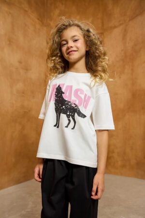 T-SHIRT MASH ŚMIETANKOWY/RE:FORM