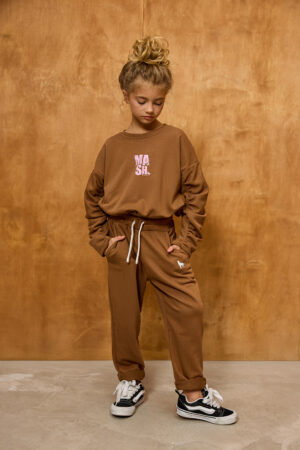BLUZA BOMBKA BRĄZOWA/RE:FORM