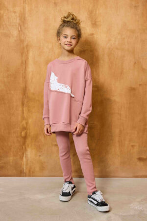 BLUZA WOLF Z PRZECIĘCIEM RÓŻOWA /DROP 2 RE:FORM
