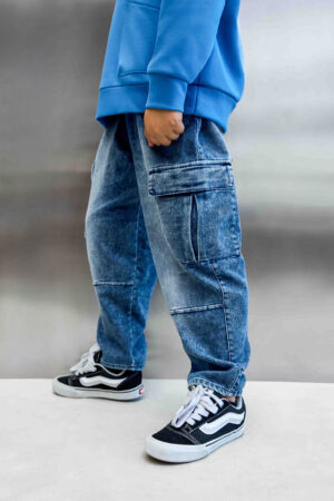 BOJÓWKI JEANSOWE NIEBIESKIE /DROP 2 RE:FORM